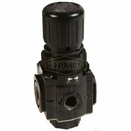 DIXON Norgren by Series 1 R72 Manifold Relieving Sub-Compact Regulator, 83 SCFM Flow Rate, 5 to 150 psi Pr R72M-2R
